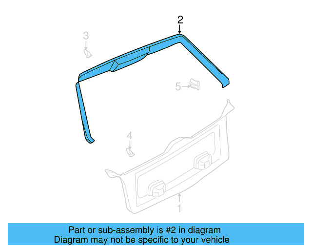 Upper Trim 1J9-867-603-C-Y50