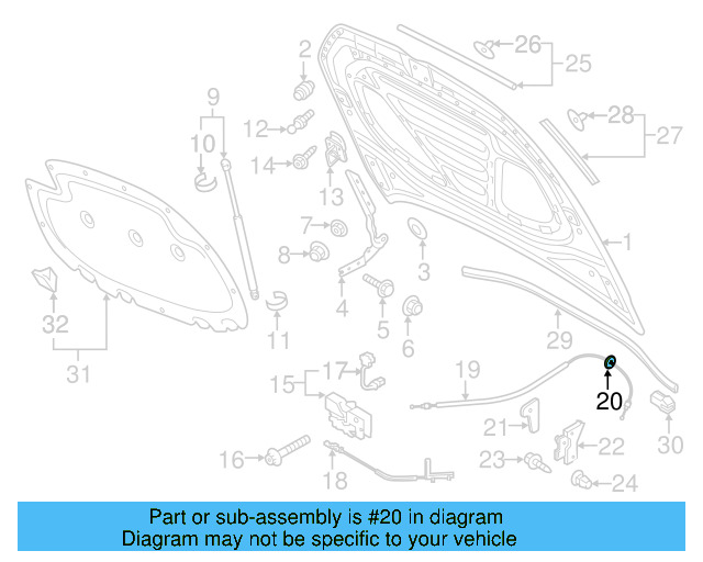 Release Cable Grommet 431-971-908 - View 16