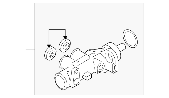 Master Cylinder 3D0-611-021 - View 3
