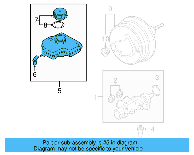 Reservoir Assembly 3D0-611-301-B