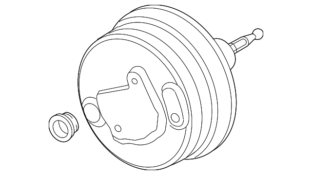 Brake Booster 3D0-612-107-C - View 2