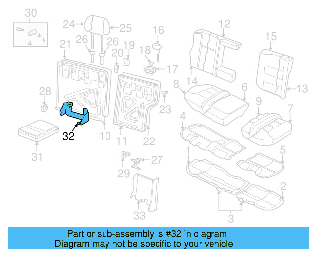 Bracket 1J0-885-961-E - View 2