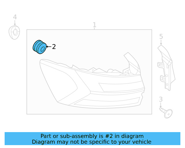 Tail Lamp Assembly Sleeve 17A-945-167-A