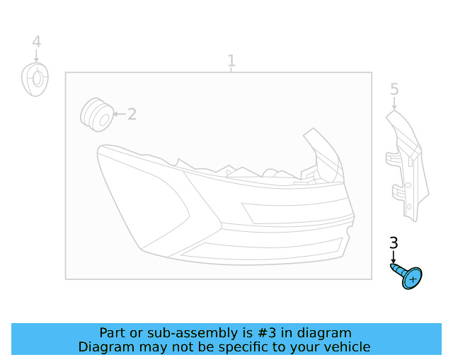 Tail Lamp Assembly Bolt N-107-571-01