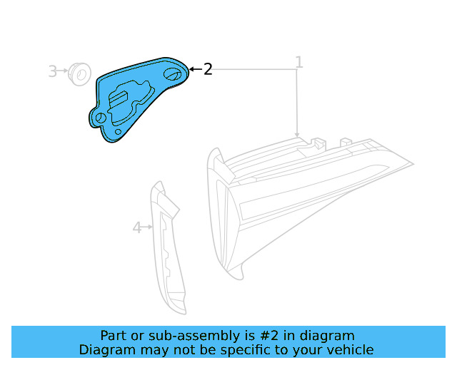 Tail Lamp Assembly Gasket 17A-945-197
