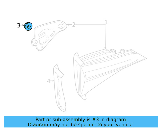 Tail Lamp Assembly Nut N-015-082-15 - View 8