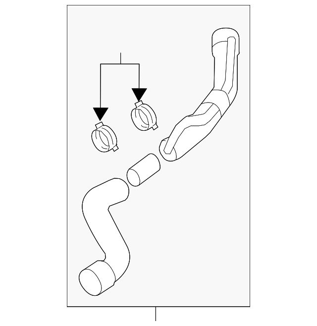 Upper Hose 5C0-122-101-S - View 2