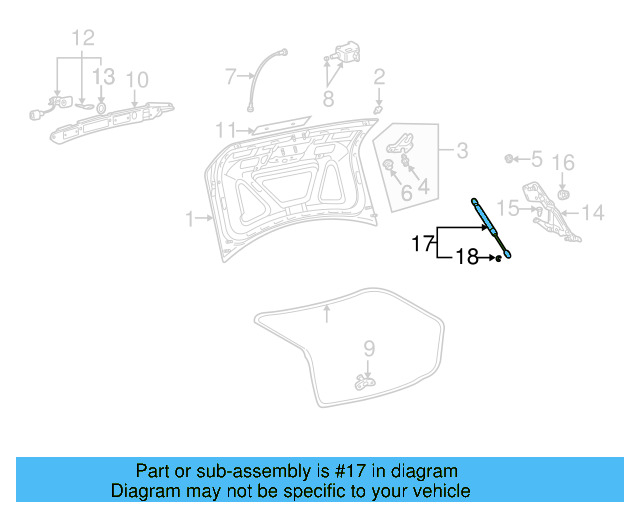 Strut 3B5-827-550-E - View 8