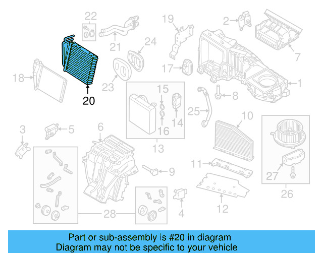 Heater Core 561-819-031-C - View 24