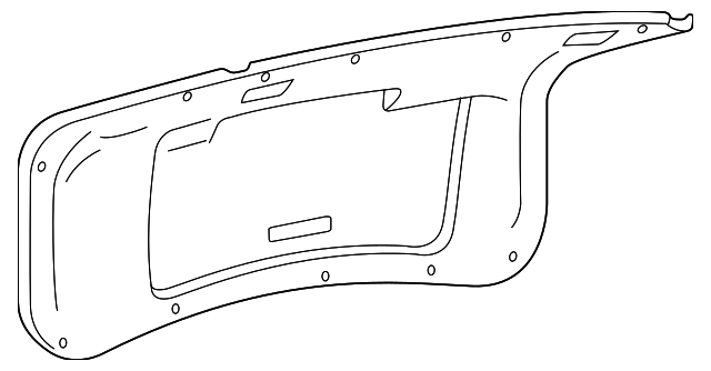 Lid Trim 3B5-867-605-P-8JS - View 2