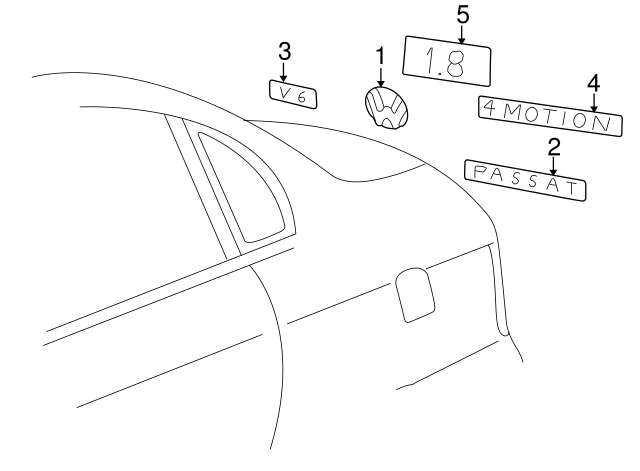 Emblem 3B5-853-630-FDY - View 6