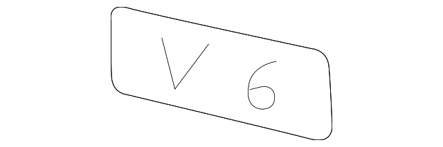 Nameplate 3B0-853-675-AE-GQF - View 3