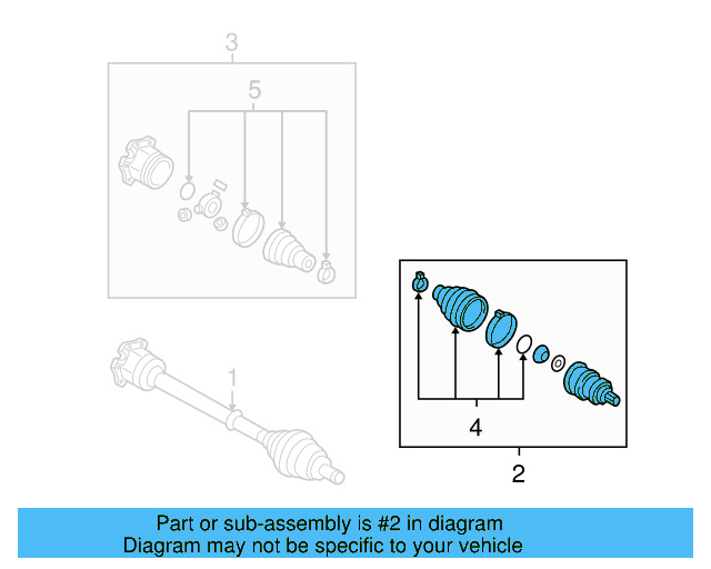 Outer Joint Assembly 1K0-498-099-J - View 30