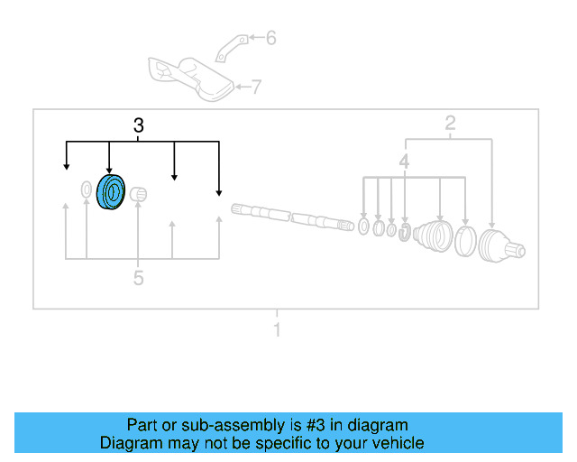 Inner Joint Assembly 1K0-498-103 - View 23
