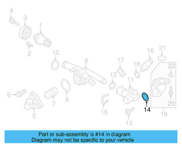 Flange Seal 03H-121-041-A - View 20