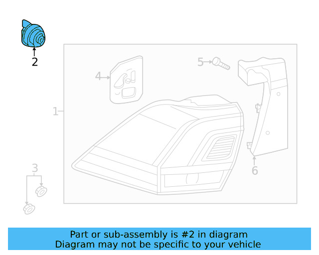 Tail Lamp Nut 5TA-945-300 - View 11
