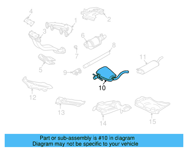 Exhaust Muffler 1HM-253-409-F - View 3