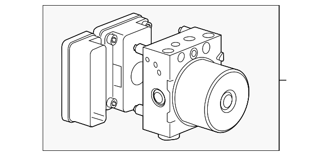 ABS Pump Assembly 1K0-614-517-DE-BEF - View 2