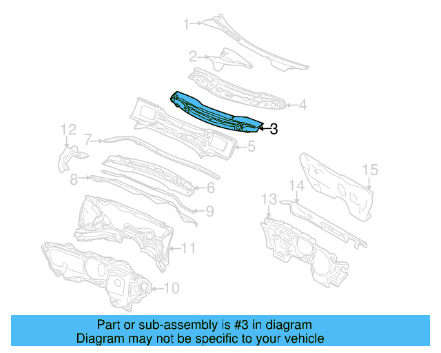 Cross Sill 1K0-803-163 - View 25