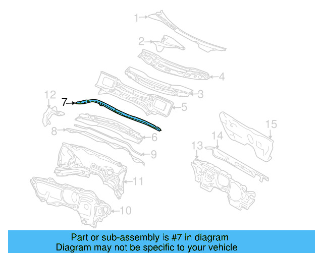 Firewall 1J0-803-187-B - View 2