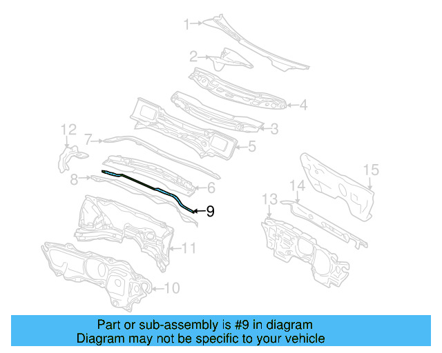 End Plate Gasket 1C0-819-142 - View 23