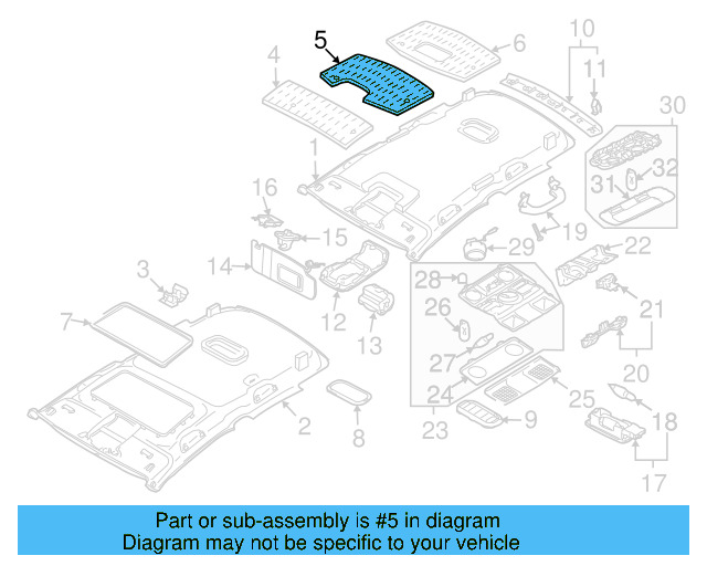 Sound Absorber 323-863-950 - View 109