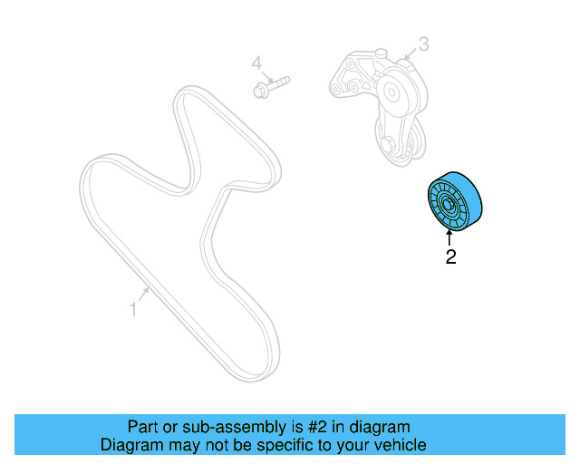 Idler Pulley 022-145-276-A - View 7