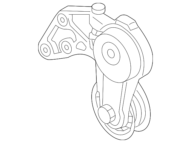 Accessory Drive Belt Tensioner Assembly 03H-145-299-B - View 3