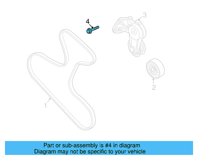 Tensioner Bolt N-903-559-03 - View 2