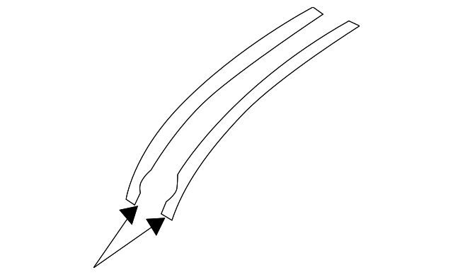 Hood Stripe 5C5-853-151-H-LY5 - View 2