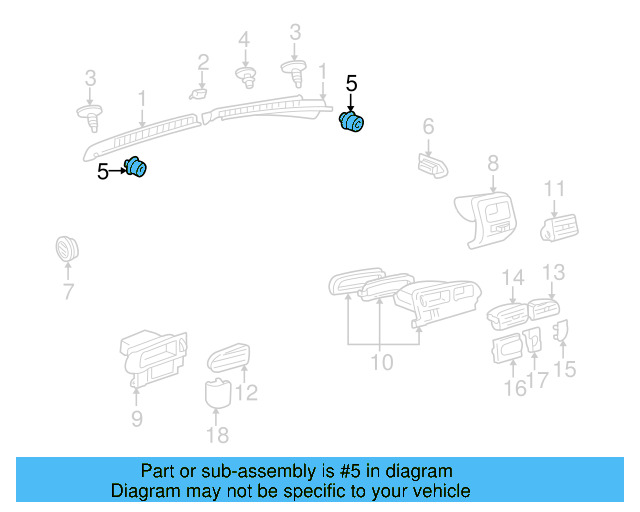 Connector Clip 1H0-819-946-A - View 2