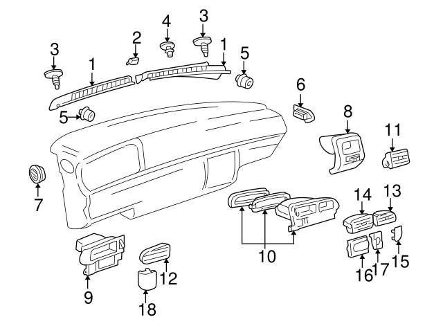 Connector Clip 1H0-819-055-B-01C