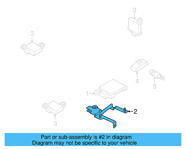 Control Module Bracket 7P0-907-390 - View 4