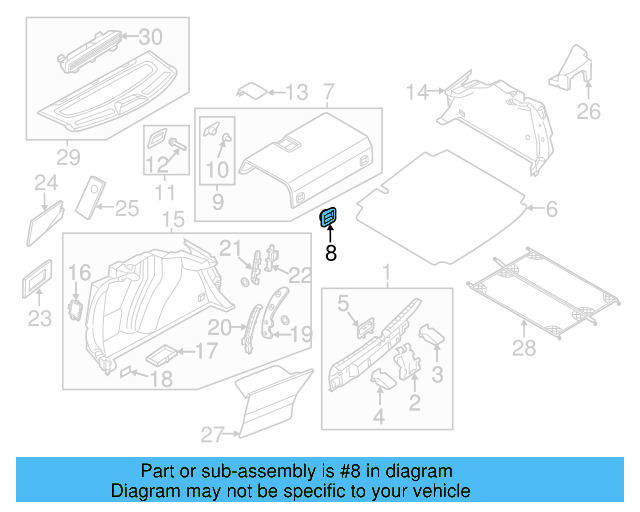 Tie Down Hook 1J0-804-299 - View 59