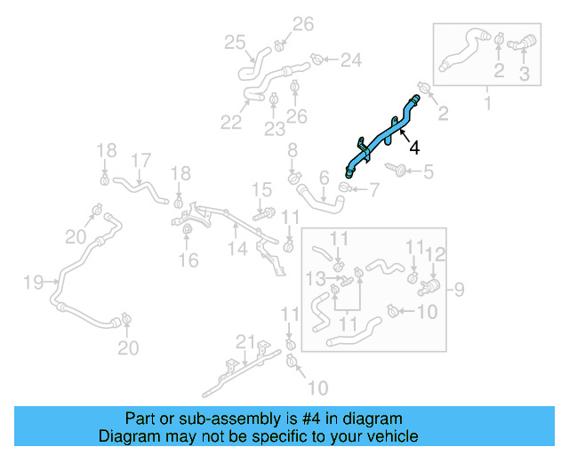 Water Pipe 3C0-121-070-AC - View 14