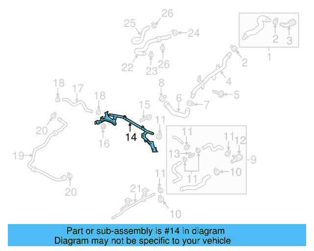 Water Pipe 3C0-121-070-AC - View 20