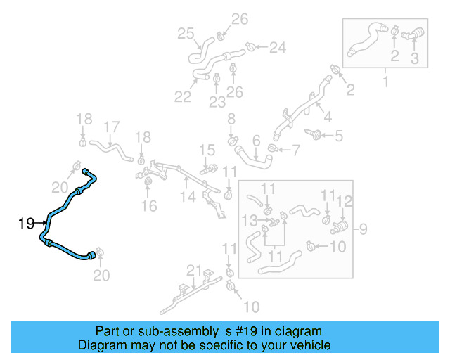 Outlet Hose 3C0-121-447-AK - View 10