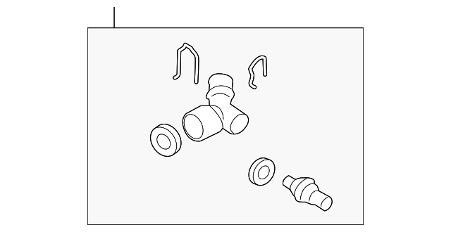 Cooling System Bypass Line Adapter 1J0-121-087-B - View 41