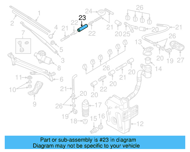 Hose 2D0-955-962 - View 88