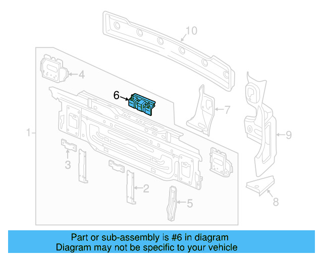 Center Reinforced 5G6-813-323 - View 4