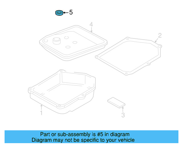 Transmission Filter Gasket 01M-325-443 - View 22