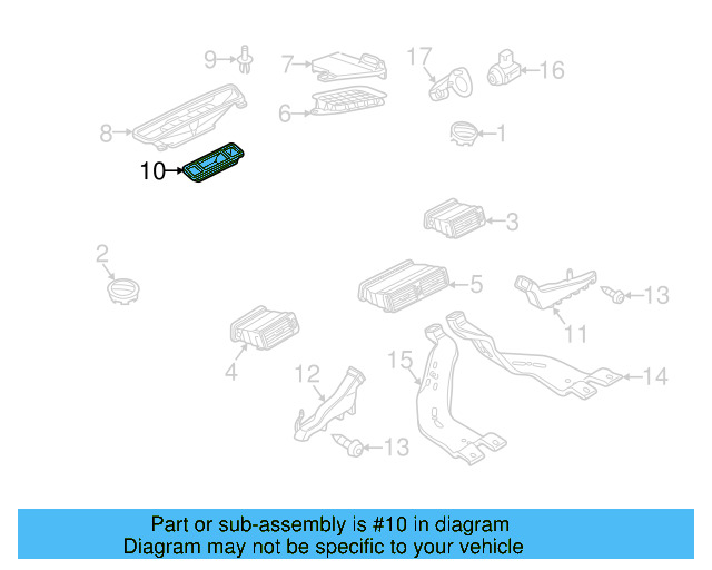 Defroster Duct 561-815-077 - View 10