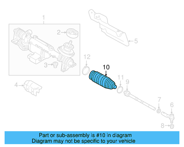 Tie Rod Boot 1K0-423-831-B - View 36