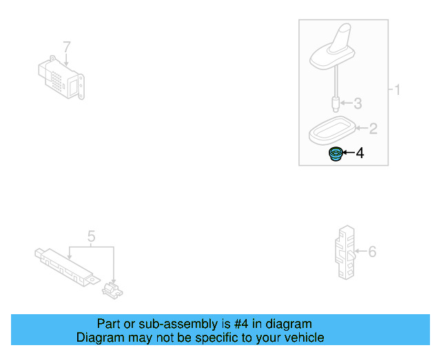 Radio Antenna Base Nut 1J0-035-437 - View 75