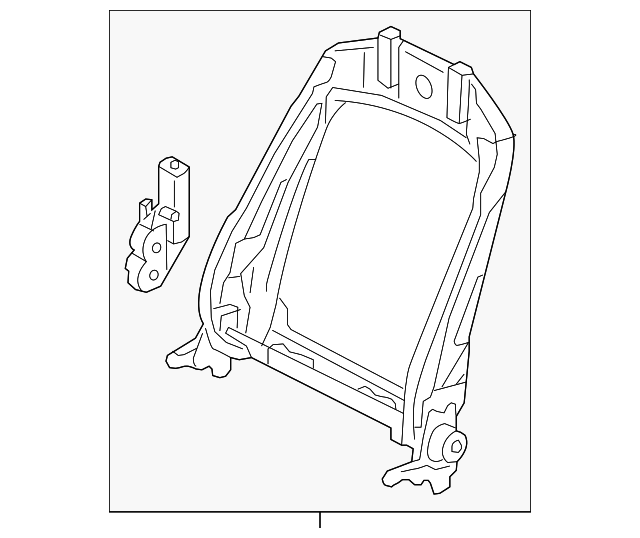 Seat Back Frame 5N0-881-515-D - View 8