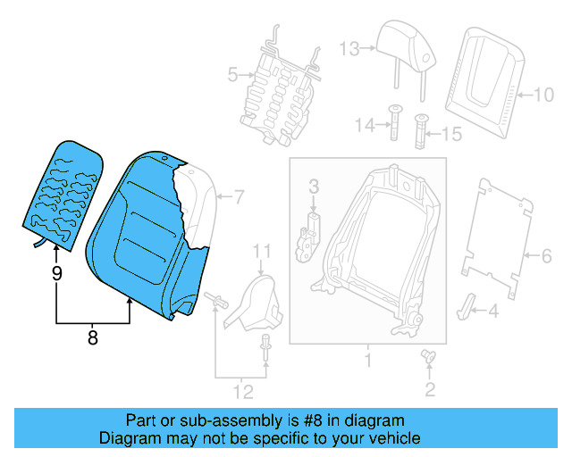 Seat Back Panel 5N0-881-989-D - View 20