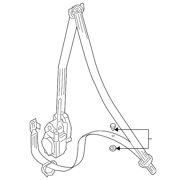 Seat Belt 3G8-857-805-H-RAA - View 2