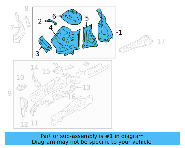 Apron Assembly 3QF-805-115-A - View 5