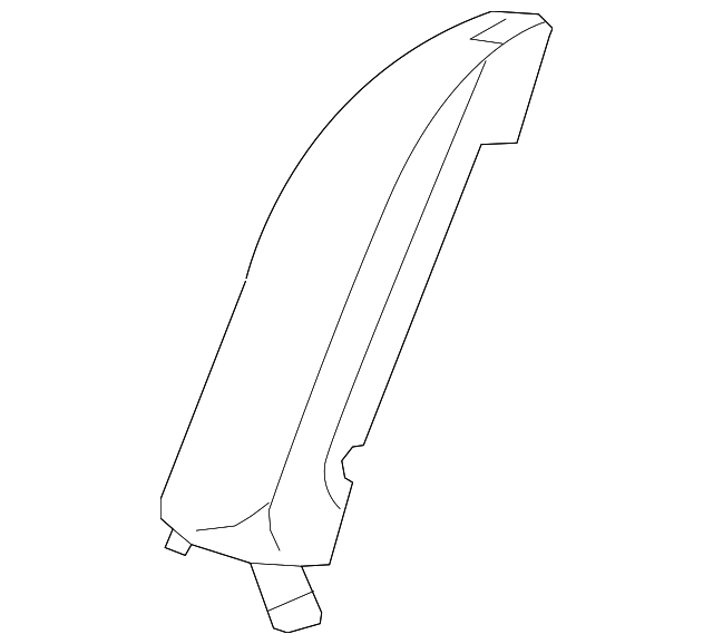 Seat Back End 3C8-885-704-E-FAT