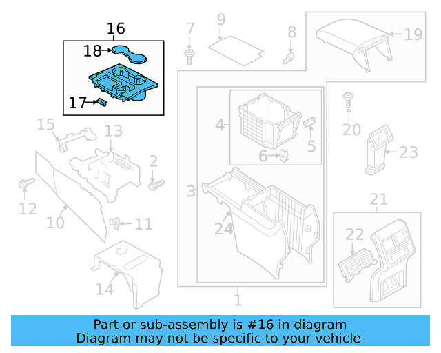 Trim Plate 3CN-864-263-G-DAF - View 2